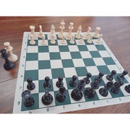 Solid Chess Set with 4 Queens, super durable and beautiful, very sturdy to hold - Standard product