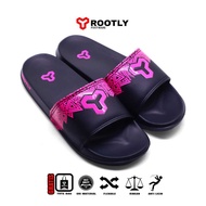 Rootly - Unisex Pink Slip-On Sandals