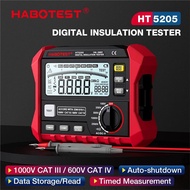 HABOTEST/HABOTEST HT5205 Insulation Resistance Tester High Voltage Insulation Resistance Meter Megoh