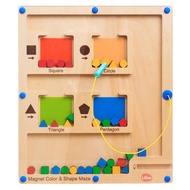 LiKee Strong Magnetic Maze, Montessori Toys for 1 2 3 Years Old Boy Girl, Wodden Puzzle Develop Fine