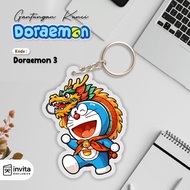 GANTUNGAN Doraemon Keychain - Cute Doraemon Keychain - Acrylic Keychain - Character Key Chain