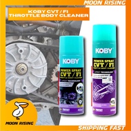 MOTO CARE KOBY POWER SPRAY CVT / FI THROTTLE BODY CLEANER 450ML / 600ML cvt cleaner