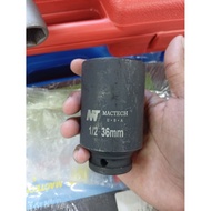 Deep socket 36mm 1/2 drive heavy duty tools