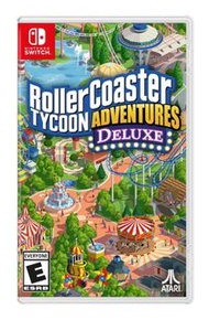 (全新) Switch Roller Coaster RollerCoaster Tycoon Adventures Deluxe 模擬樂園: 冒險 豪華版 (美版/ 歐版, 英文)