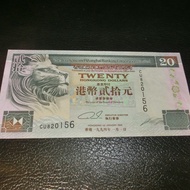 uang kuno 20 dollar hongkong
