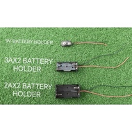 BATTERY HOLDER AA/AAA C/W WIRE