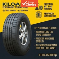KILOARX 215/55R17 All Season Tires Anti Skid Wheel Valve Caps