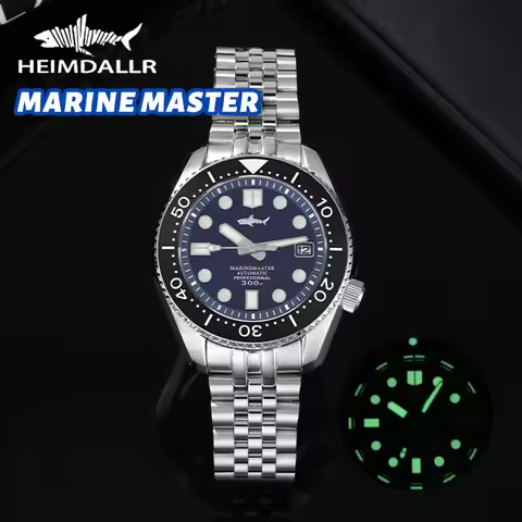 Heimdallr Watch For Men MM300 Sumo SBDX 300M Waterproof Sapphire Crystal Glass C3 Luminous Green Dia