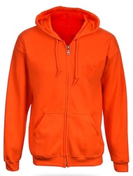 Jaket Hoodie SLETiNG ZiPPER RESLETiNG ZiPER Distro OREN ORANGE oranye Jingga banyak warna polos cust