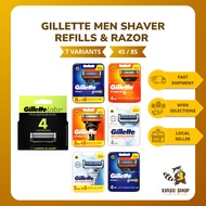 Gillette Men Shaver's | Fusion | ProGlide | Labs | SkinGuard - 4s 8s Refills & Razor