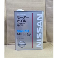 NISSAN ENGINE OIL SN 5W30 4L STRONG SAVE X Fully Synthetic engine oil KLAN5-05304