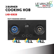 LEVANZO 3 Burner Cooking Hob - LHB-8382B