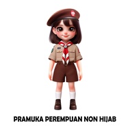 Figure Piala Akrilik Tanpa Tatakan Untuk Acara  Manasik Wisuda Pramuka Anak Sekolah