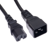 C15-C20 Power Cord 16A 250V High Quality C20 Male Plug To C15 Female Socket PDU UPS Server Power Ext