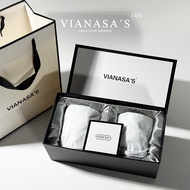 แก้ววิสกี้คริสตัลทำมือ Hiroshima Chirashi ของ VIANASA ของขวัญสุดพิเศษสไตล์เรโทร อุปกรณ์เสิร์ฟเครื่อง