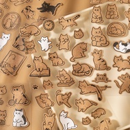 Stickers Punk | Cute Cat Stickers for Diary Decoration