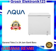 Sale Terlaris !!! Aqua Chest Freezer Aqf-150Gc Freezer Box 150 Liter