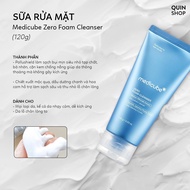Sữa Rửa Mặt Medicube Zero Foam Zero Pore SA Clear Capsule Foam PDRN Hydrating Gel Kojic Acid Turmeri