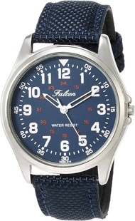 [Citizen Q &amp; Q] Watch Analog Waterproof Leather Belt QB38-315 Men's Navy Authentic Ship From Japan