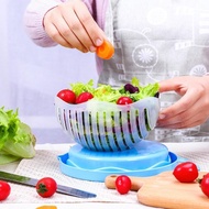 60 seconds salad cutter bowl cut fruit vegetables salad bowl Creative kitchen tools