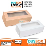 22x10x7 Window Box 22x10x7 Roll Cake Box 22x10 Roll Cake Box/ Brownie Box Window Brownies Packaging 