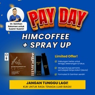 HIM WELLNESS Dr Samhan HIMCoffee + Spray Up, Meningkatkan Energy Lelaki dalaman dan Luaran,Padu