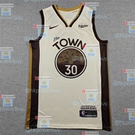 新款 全刺繡NBA26勇士庫裡30號城市版球衣0 請認證hkpowerbuy.賣家 世界杯 運動褲 運動衫 套裝 籃球衫 比賽服