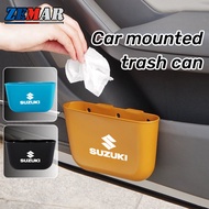 Suzuki Car Inside Trash Can Hanging Dustbin Storage Box Organizer Car Accessories Mini Garbage Can F