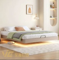 懸浮床架 Suspended bed frame無床頭床架Bedless bed frame可定制【包送貨 Free Delivery】 儲物床 單人床架 Queen size 雙人床 King si