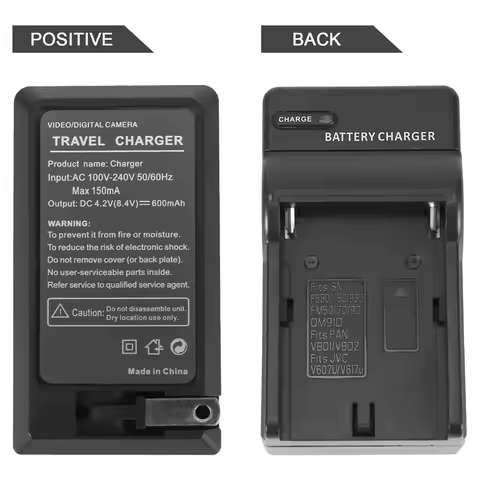 NP-F550 Battery Charger for NP-FM50, FM70, FM90, FM30, FM500H, FM51(USplug)-PZZW