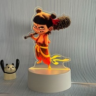 HEIKESZ Nezha ตุ้ม Nezha Periphery Aobin Aorun Shengbao พวงกุญแจอะคริลิคมูลค่าสูง Nezha Li ยี่ห้อ Pp