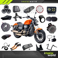 QJMOTOR SRV250 / AMT Venom Headlights Cover Comfort Seat Brake Lever Air Filter Handle Bar Belly Pan