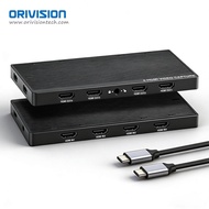 4 Channels 4K60 HDMI Capture Card 4 in 1 out UVC USB Video Capture Card with HDMI Loopout for Gaming