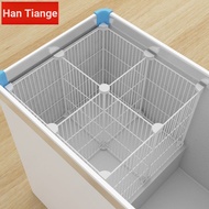 Freezer Inner Shelf Compartment Net Steps Encrypted Small Freezer Storage Basket Household Freezer Partition Board Layered Handy Tool