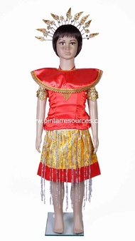 READY STOCK Malaysia Ethnic Sarawak Native Iban Dayak Bidayuh Girl Traditional Dress Costume Borneo 