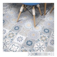 復古花磚壁貼 P款 歐風自黏壁紙 瓷磚牆貼 磁磚貼紙 踢腳線 防水