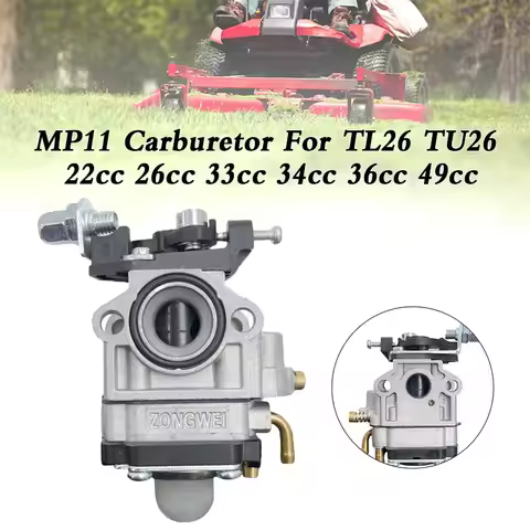 MP11 Carburetor Fits for Lawn Mower TL23 TL26 TU26 Carburetor MP11 34 36F Carburetor
