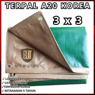 Terpal 3x3 A20 Korea Tebal golden army Terpal plastik tenda tutup Truk anti air