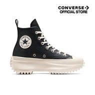 CONVERSE รองเท้าผ้าใบ SNEAKER คอนเวิร์ส RUN STAR HIKE SPARKLE PARTY UNISEX BLACK (A07947C) A07947CH3BKXX