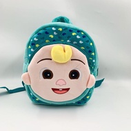 CoCoMelon Watermelon Plush Toy cocomelon JOJO Backpack Children's School Bag blue kid bag