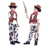 Costume Fancy Dress Party Cowboy Costume Halloween Western Vest cosplay Children Cowboy Suit SFE3