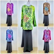 Blouse batik lukis / blouse batik