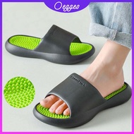 oeggeo shop bedroom slippers Thick soled slippers Men's and women's slippers Massage sole home slippers