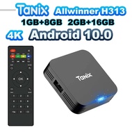 Tanix TX1 10 TV Box 2.4G WIFI 4K HDR 3D 8GB 16GB Allwinner H313 Quad Core Global Media Player
