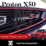 Proton X50 X70 Type S Emblem LoGo