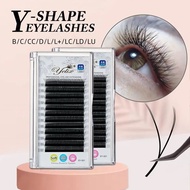 Yelix YY lashes Y Shape Eyelash Extension Eyelash Extension Eyelash Eyelash Extension Set Eyelash Cl
