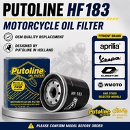 PUTOLINE HF183 Motorcycle Oil Filter｜For Vespa GTS Aprilia SR Max Gilera Runner Aveta WMoto
