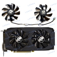 Brand new POWERCOLOR/DYLAN RX580 GDDR5 2048SP Red Dragon graphics card cooling fan （Original and gen