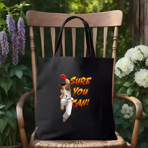 Street Fighter Violators Arcade Games Tote Bag Woman Travel Bag Ladies Shopping Bag Shoulder Bag Por