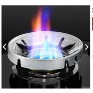 Stainless Iron 9-port fire-gathering reflective energy-saving windproof cover for gas stove 9口聚火反射节能